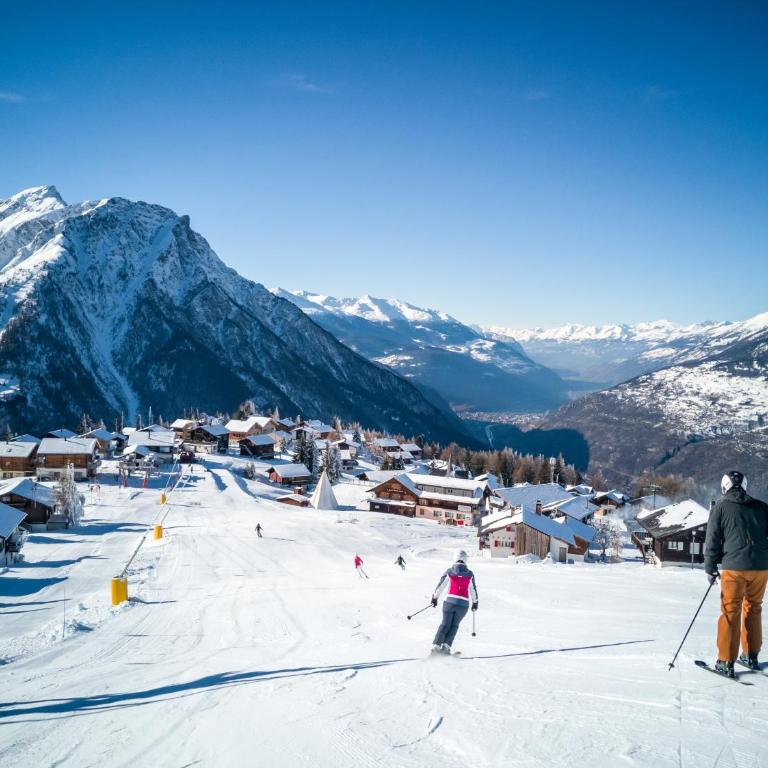 Chalet Fletschhorn - Apartment mit Blick auf die Berge - 12