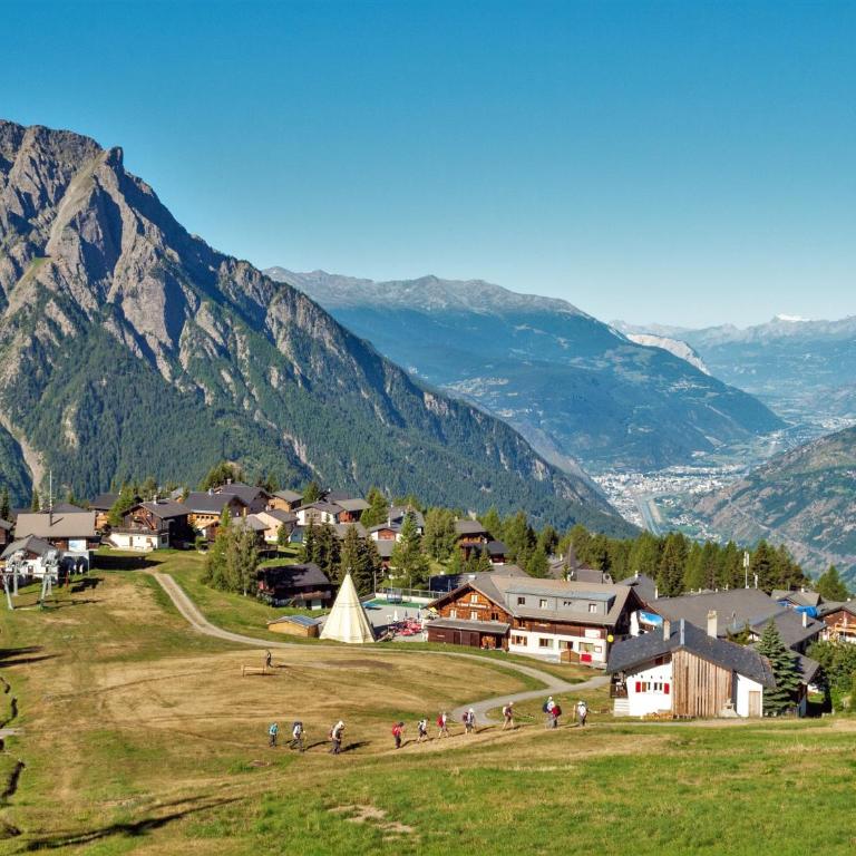 Chalet Fletschhorn - Apartment mit Blick auf die Berge - 8