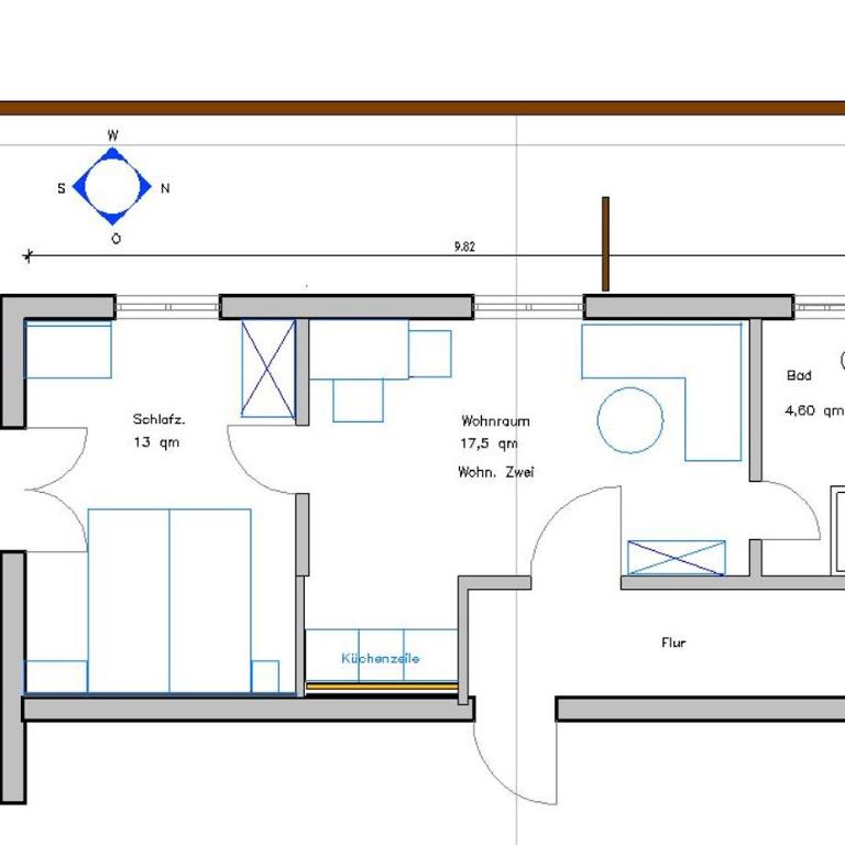 Gästehaus Sonnenbichl - Apartment mit 1 Schlafzimmer und Balkon - 2
