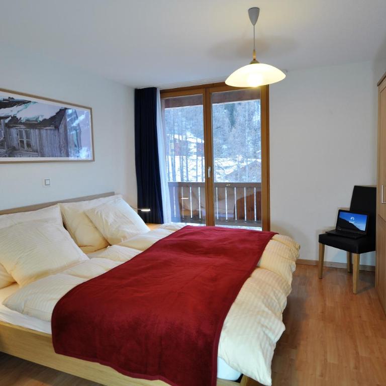 Chalet Z`Wichjehüs - Apartment mit 2 Schlafzimmern und Panoramablick - 5