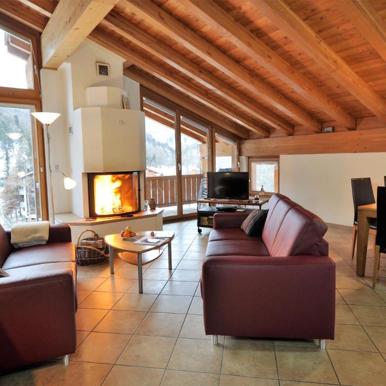 Chalet Z`Wichjehüs - Apartment mit 2 Schlafzimmern und Panoramablick - Dachgeschoss - 2