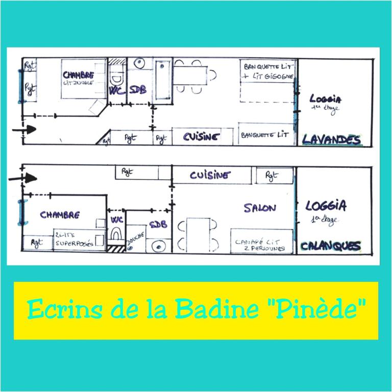 Ecrins de la Badine- pinède - Appartement 1 Chambre - Vue sur Jardin (5 Personnes) - 35
