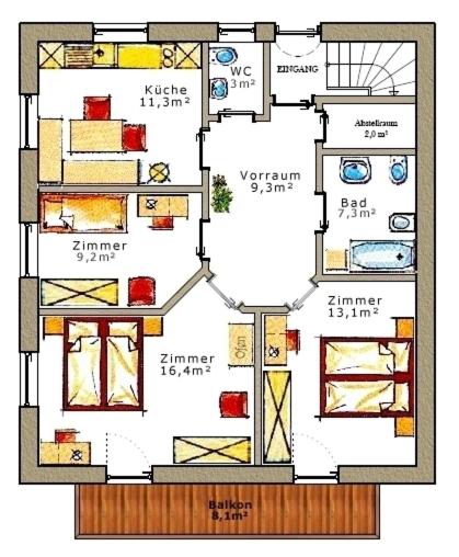 Appartments Neuhof - Appartamento con 3 Camere da Letto (5 Adulti) - 8