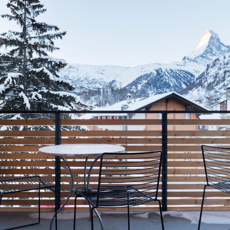 Haus-Ascot-Zermatt - Apartamento de 2 dormitorios con balcón y vistas al monte Cervino - Planta 3ª - 4
