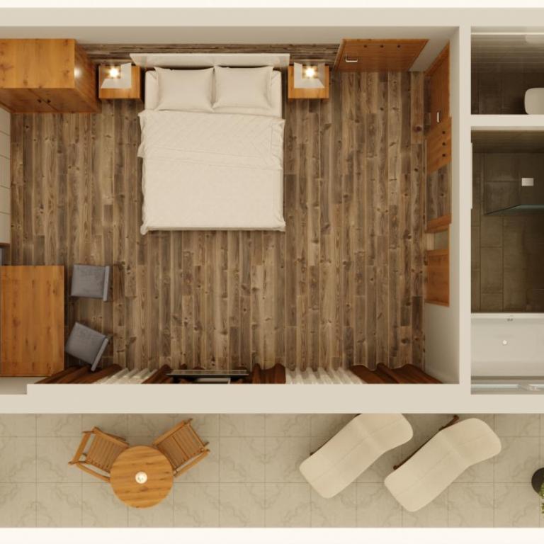 Mountain Resort M&M - Deluxe Studio mit Balkon - 1