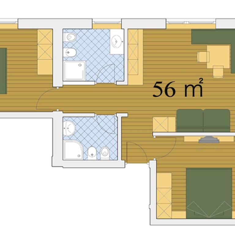 Residence Lersc - Apartment mit 2 Schlafzimmern - 11