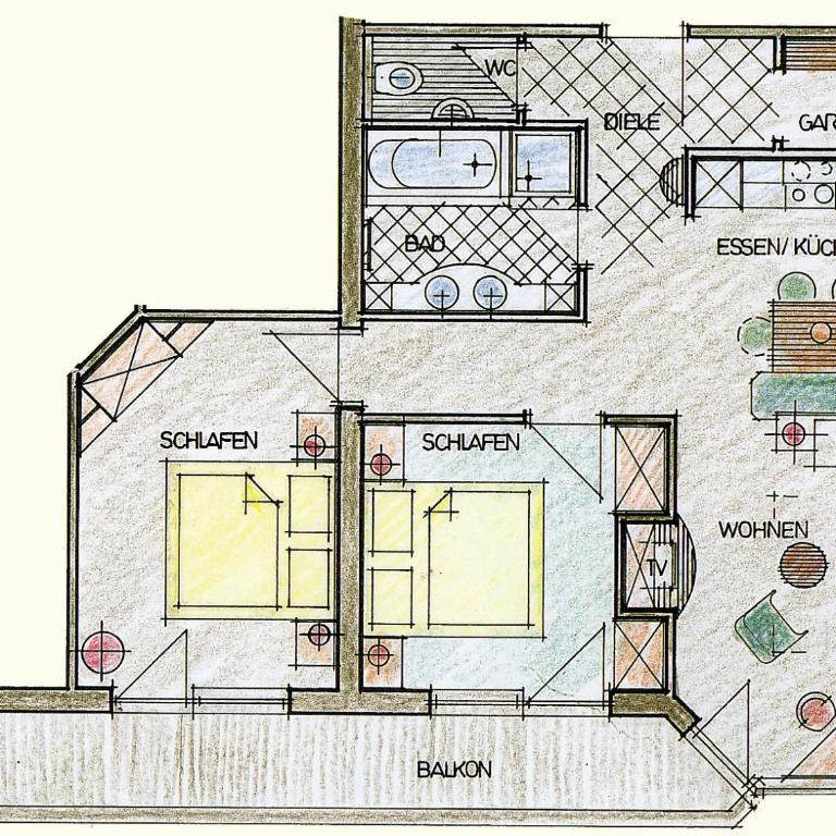 Fliana Arlberg, St Anton - Studios & Apartments - Apartment mit 2 Schlafzimmern - 2