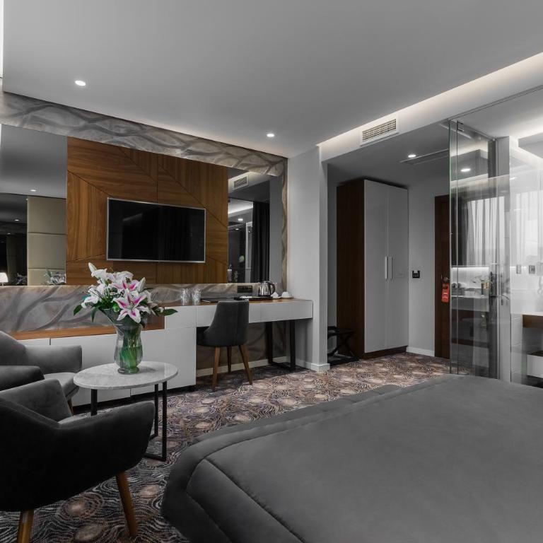 Sky Hotel - Superior Dvokrevetna Soba s Bračnim Krevetom i Besplatnim Korišćenjem Parkinga - 15