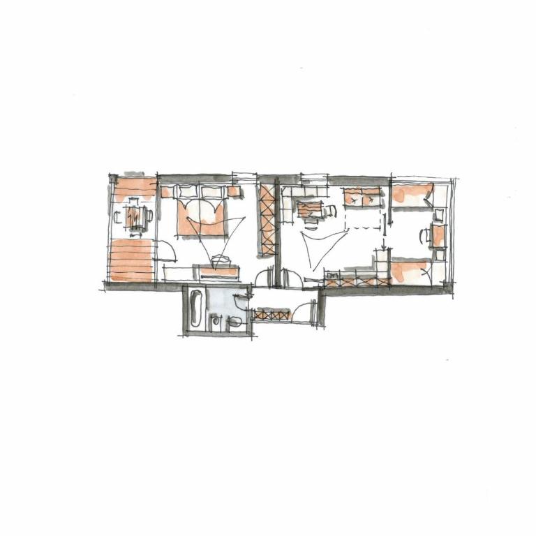 Residence Sägemühle - Two-Bedroom Apartment with Balcony - 1