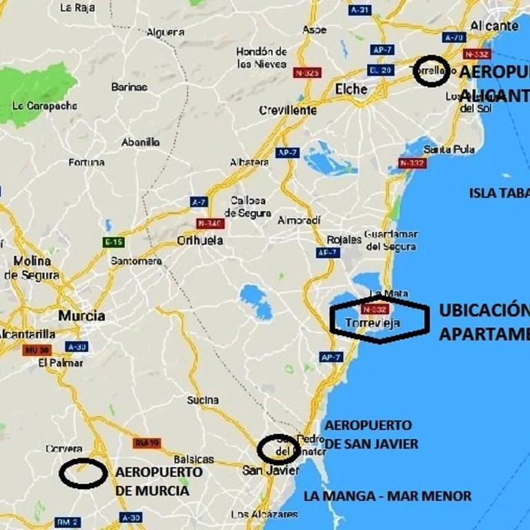 Edificio 1º línea de playa, en paseo marítimo de Torrevieja, Alicante, Costa Blanca - Apartamento de 1 dormitorio - 62