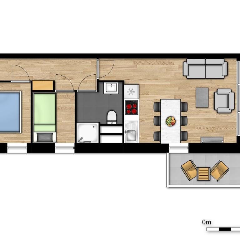 Evancy La Marina Boulogne-sur-Mer - Appartement 2 Chambres avec Canapé-Lit et Balcon - 2