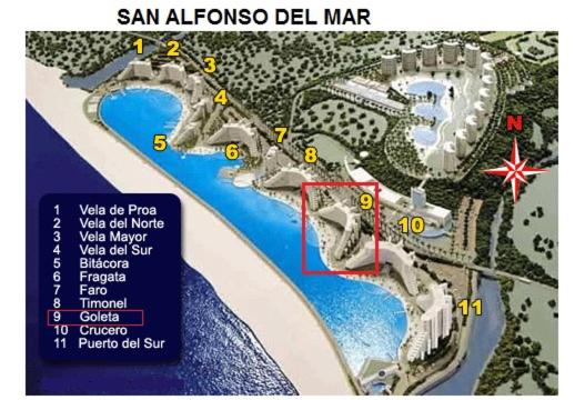 Condominio San Alfonso Del Mar - Vista Inmejorable - Apartamento de 3 dormitorios - 21