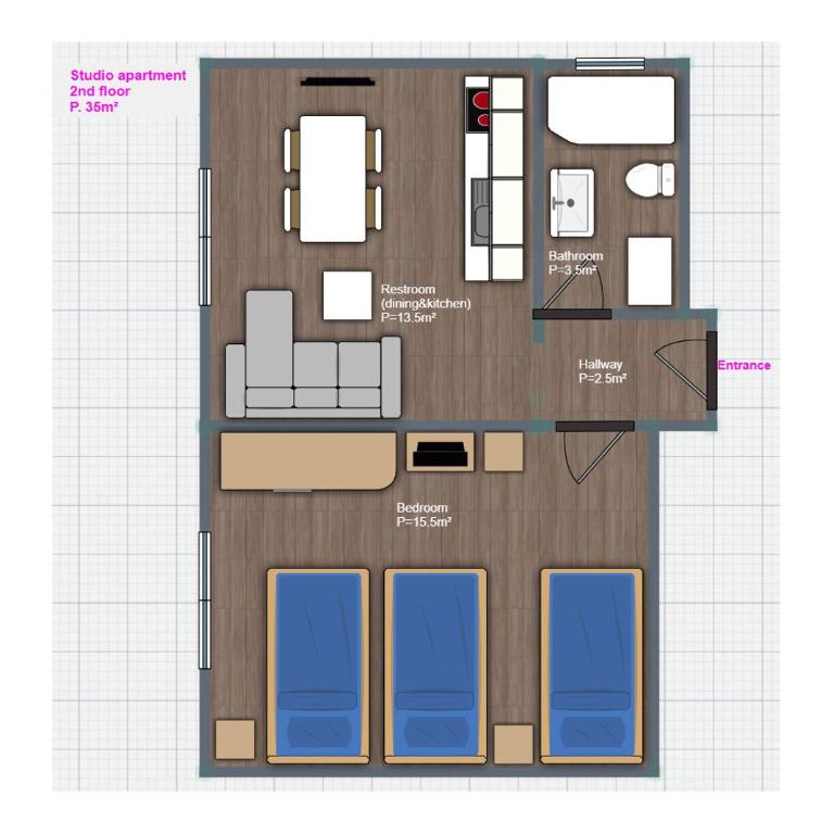 Guest House SokoDream - One-Bedroom Apartment - 9