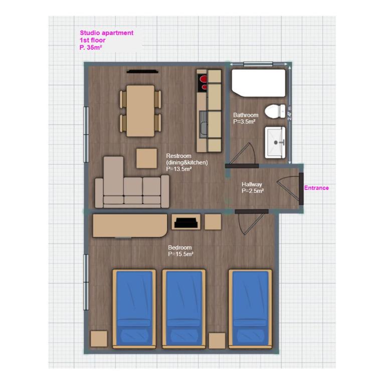 Guest House SokoDream - Studio Apartment - 7