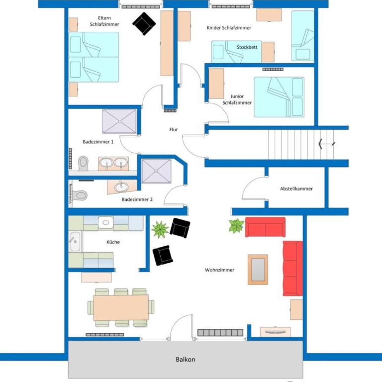 Haus am Weißenbach - Apartment mit 3 Schlafzimmern - 1