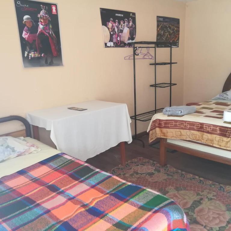 Homestay Jorge, Sucre - Habitación Doble con baño compartido - 1 o 2 camas - 6