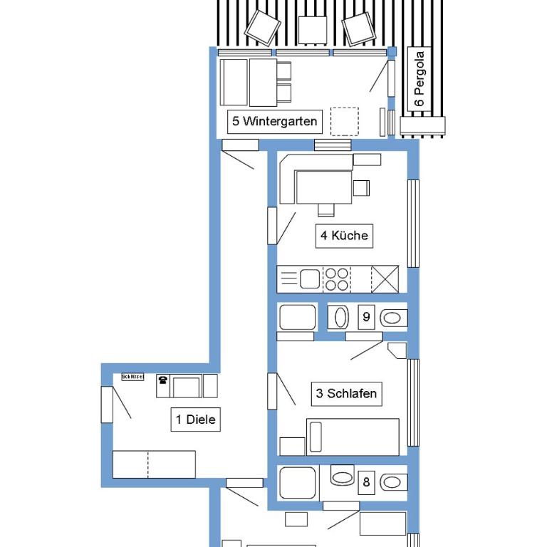 Haus Christina-Eisser - Apartment mit Terrasse - 19