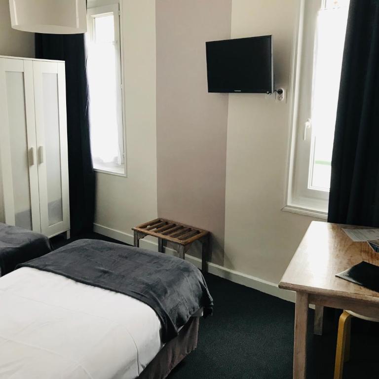 Hôtel L'Estran - Chambre Lits Jumeaux - 1