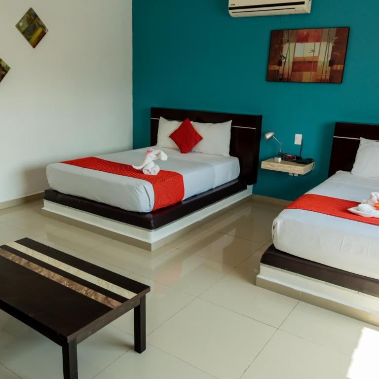 Hotel Playa Encantada - Double Room with Two Double Beds - 8