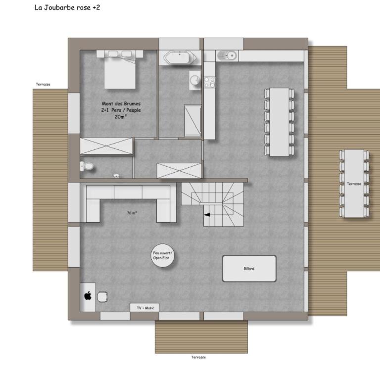 Joubarbe Rose by Lodji - Chalet 5 Chambres Supérieur - 66