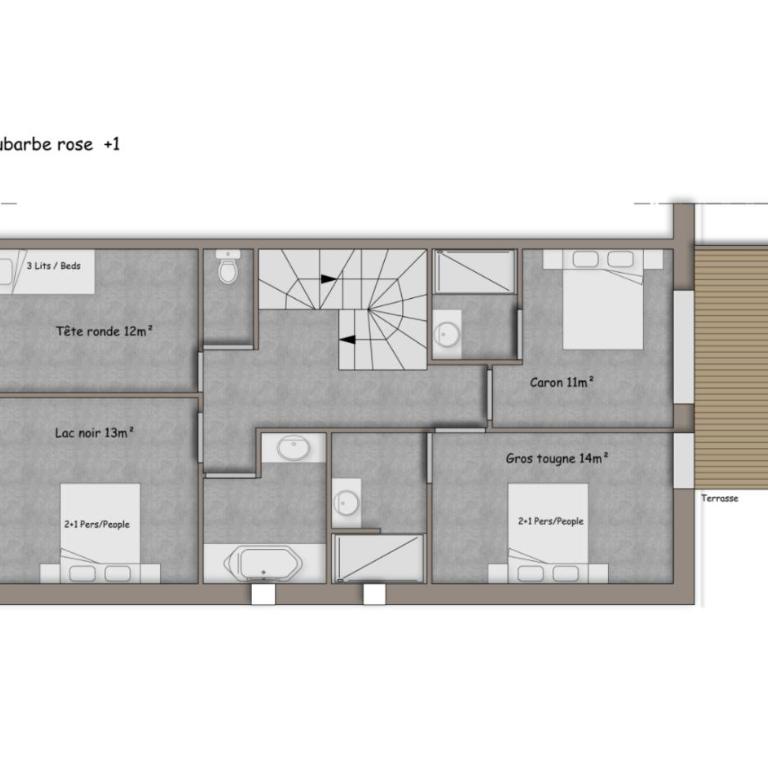 Joubarbe Rose by Lodji - Chalet 5 Chambres Supérieur - 65
