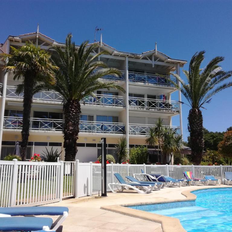 Location d Armelle - Moliets - Appartement - Vue sur Piscine - 47