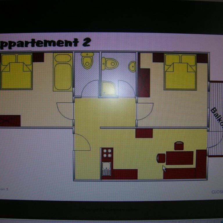 Apartment Valtiner - Apartment mit 2 Schlafzimmern und Balkon - 6