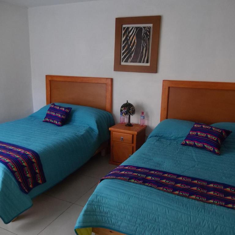 Casa Culhuac - Habitación Doble - 2 camas dobles - 5