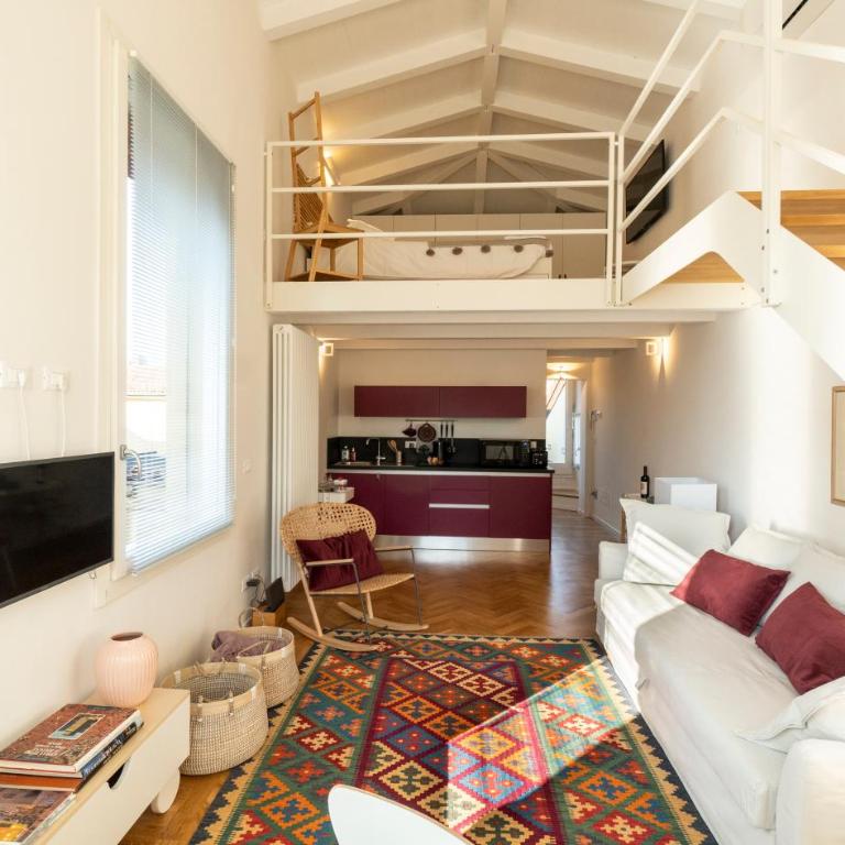 Asinelli Panoramic Rooftop, In front of the Two Towers - Appartamento con 1 Camera da Letto - 13