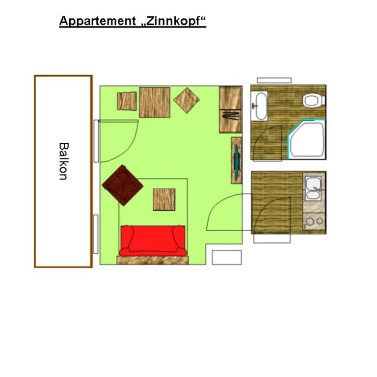 Ahorn-Appartements - Chiemgau Karte - Apartment mit Blick auf die Berge - 4