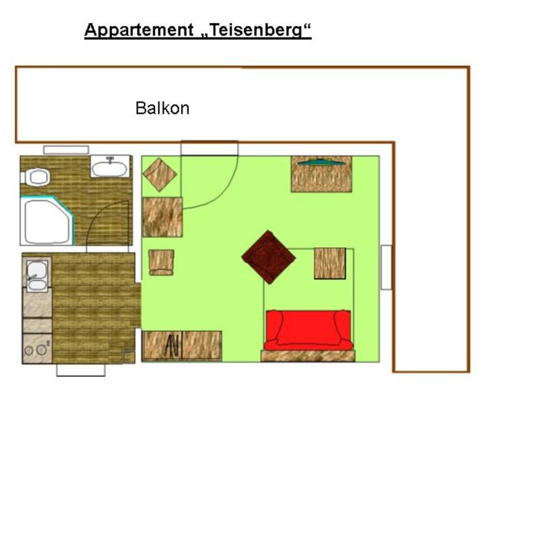 Ahorn-Appartements - Chiemgau Karte - Apartment mit Blick auf die Berge - 6