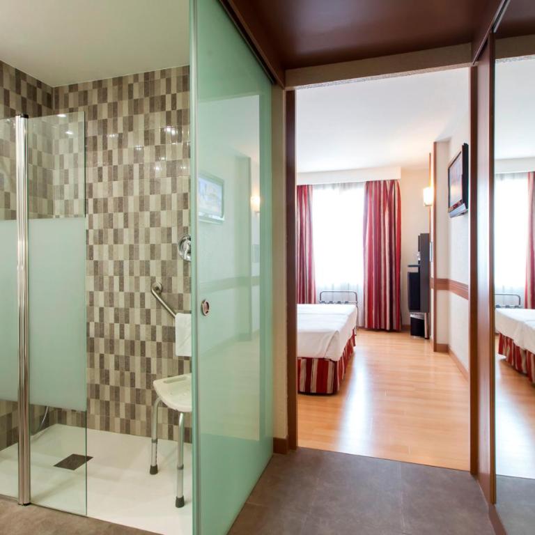 Hotel Albret - Habitación Doble adaptada para personas con discapacidad - 1 o 2 camas - 4
