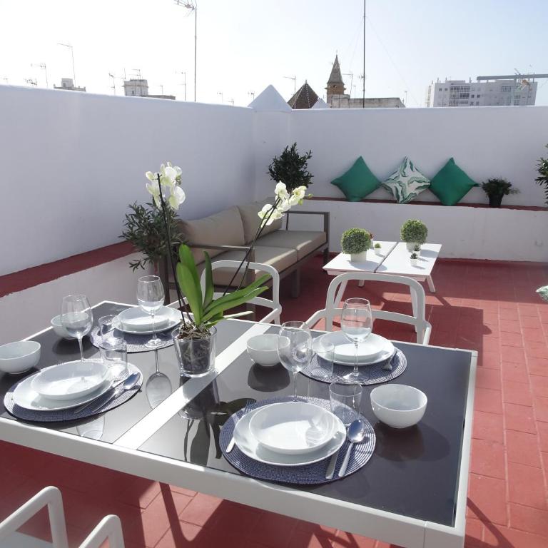Atico Terraza Cadiz Centro Ascensor Playa de la Caleta - Apartamento de 1 dormitorio - 6
