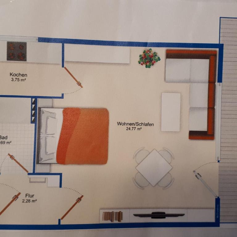 Ferienwohnung Bergblume - Apartment mit Balkon - 13