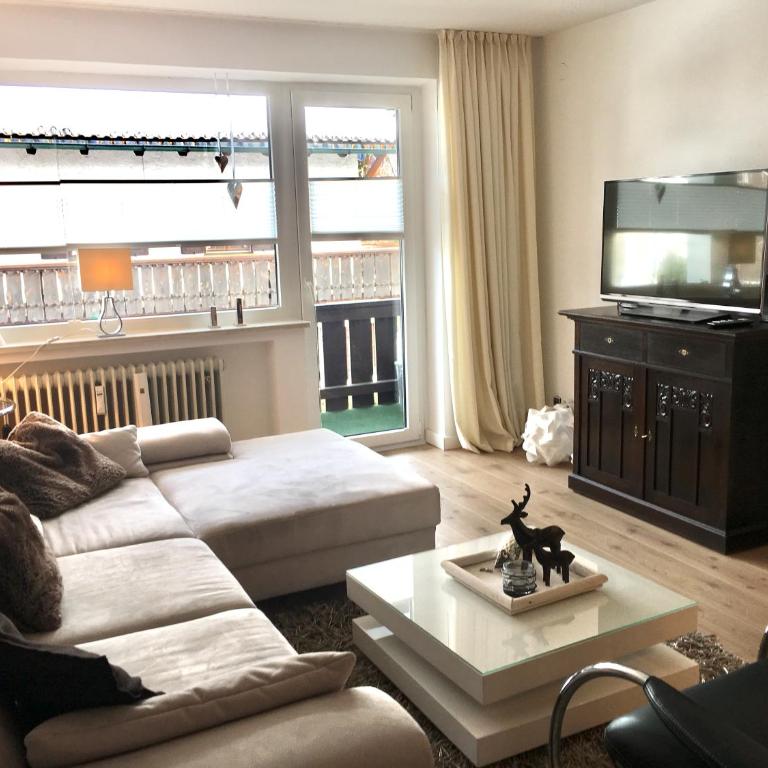 Fewo Schneewittchen - Apartment mit 1 Schlafzimmer, Balkon und Bergblick - 3