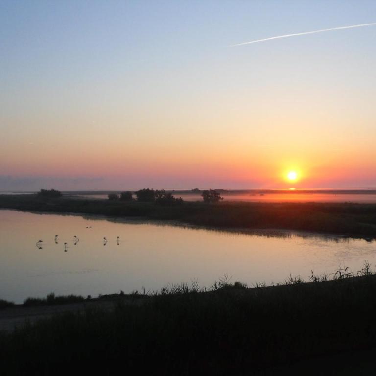 Chambre les flamants, climatisation, avec vue imprenable sur les étangs, petit déjeuner offert - Chambre Double – Vue sur Lac - 1