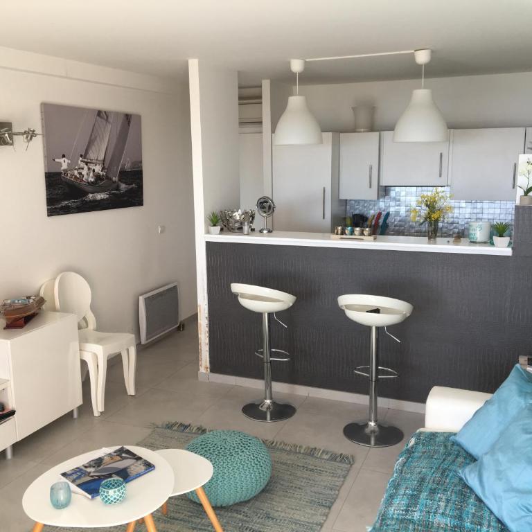 Appartement 1 chambre vue mer au Clos de la Madrague - Appartamento con Vista Mare - 7