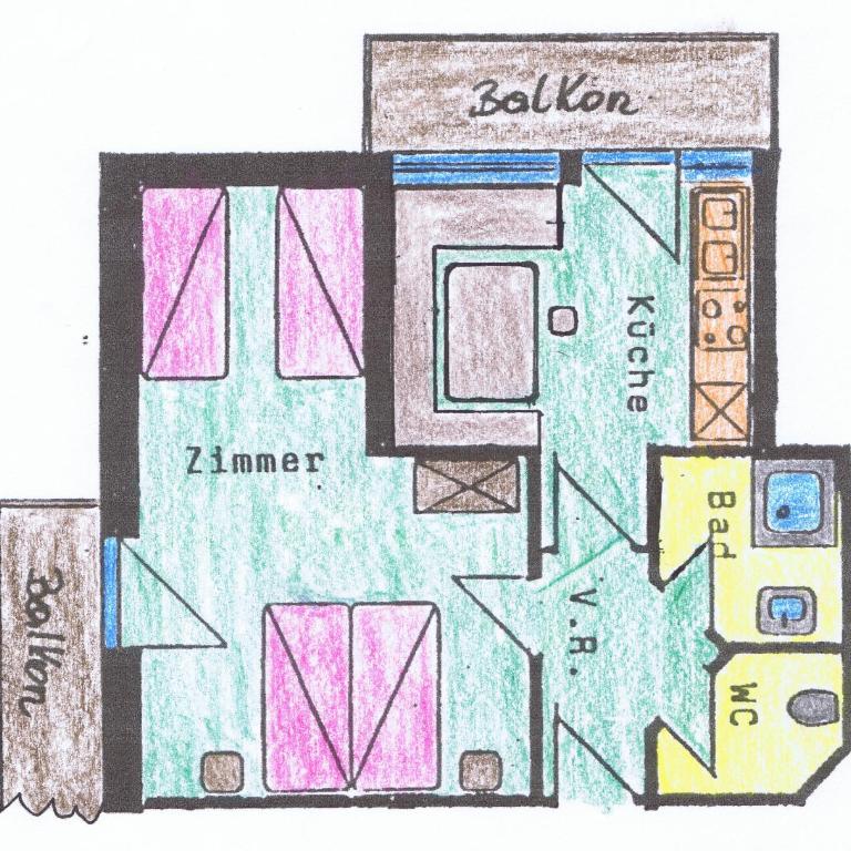 Margarete Gwehenberger - Apartamento de 1 dormitorio con ducha - 5