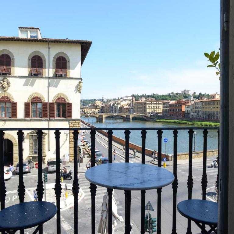 Residenza Vespucci - Camera Luxury Matrimoniale/Doppia con Letti Singoli con Balcone e Vista Fiume - 8