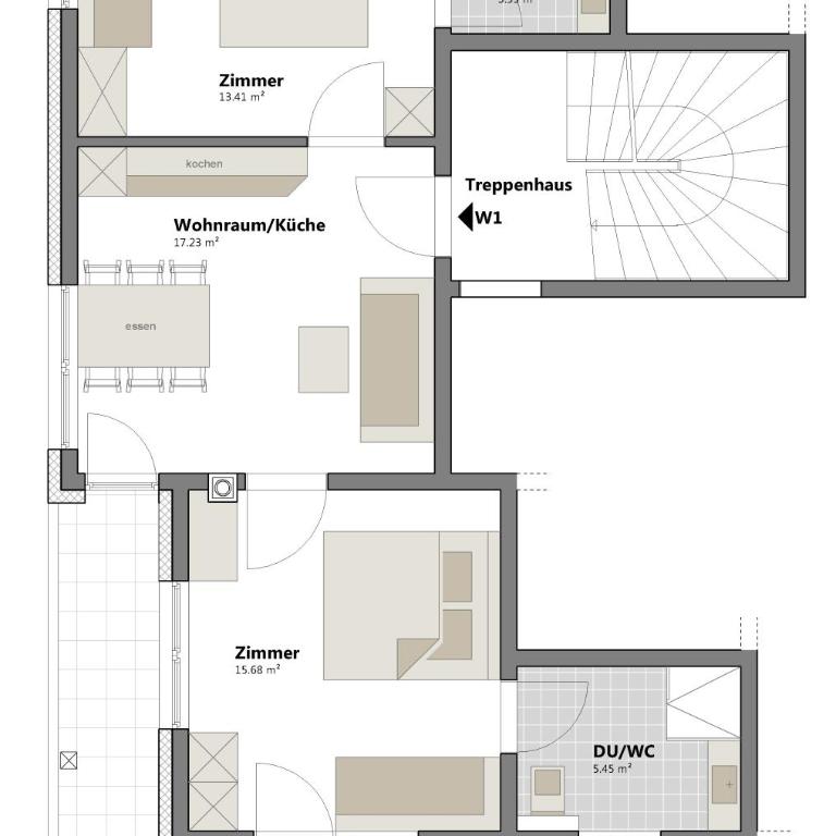 Apart Lodges Bernardes - Appartement 2 Chambres avec Balcon (4-7 Adultes) - 26