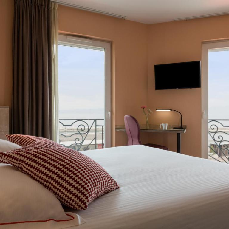 The Originals Boutique, Hôtel Alizé, Évian-les-Bains - Chambre Double – Vue sur Lac - 7