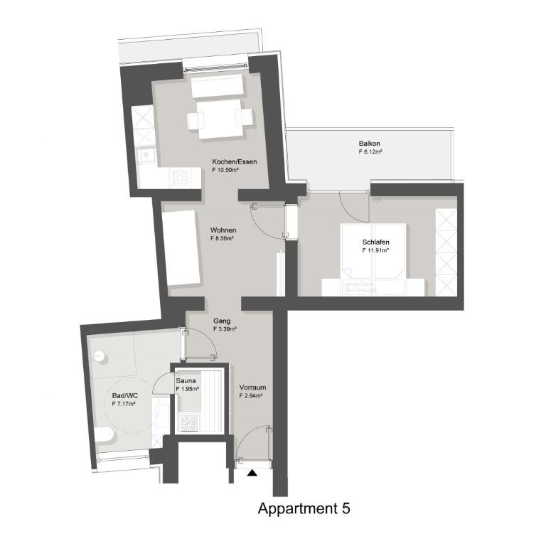 Fernsicht Alpen-Apartments - Apartment mit Sauna - 1