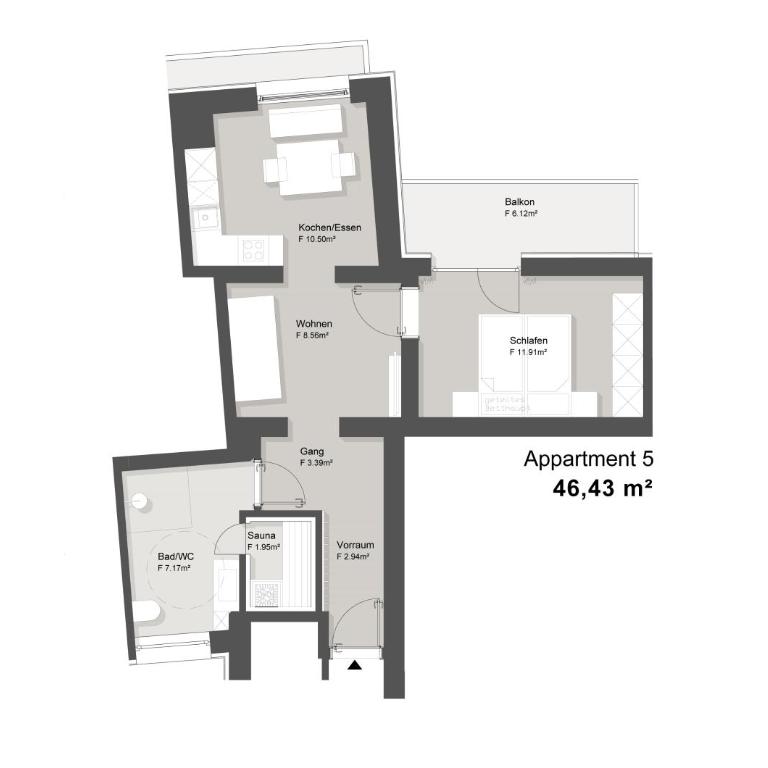 Fernsicht Alpen-Apartments - Apartment mit Sauna - 2
