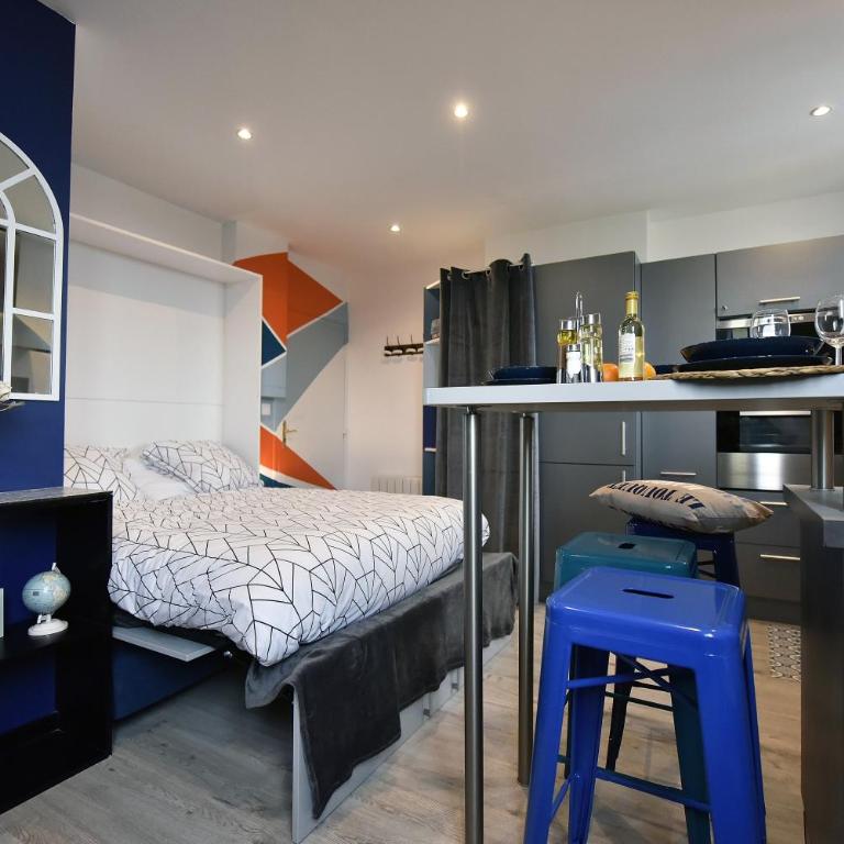 Studio L'Échappée Bleue - 250m de la plage - Studio - 32