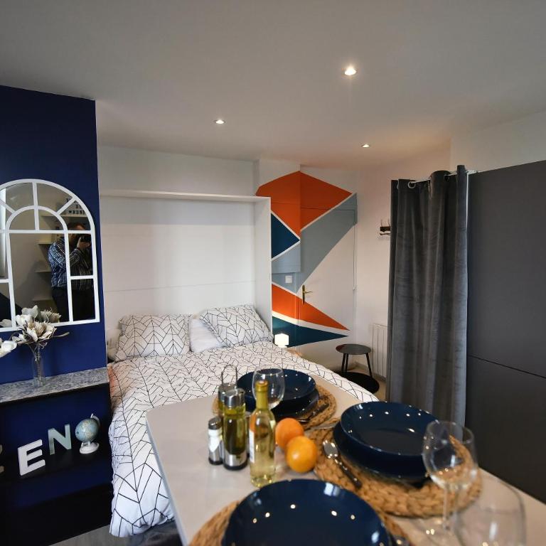Studio L'Échappée Bleue - 250m de la plage - Studio - 33