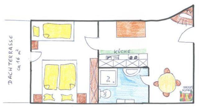 Apart Gruber - Apartment mit 1 Schlafzimmer und Terrasse - 4