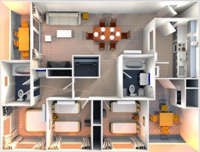 Cariló Sul Mare - Three-Bedroom Apartment - 3