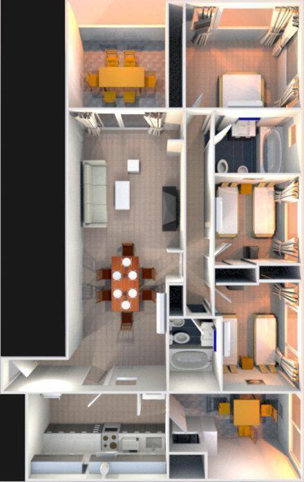 Cariló Sul Mare - Three-Bedroom Apartment - 1