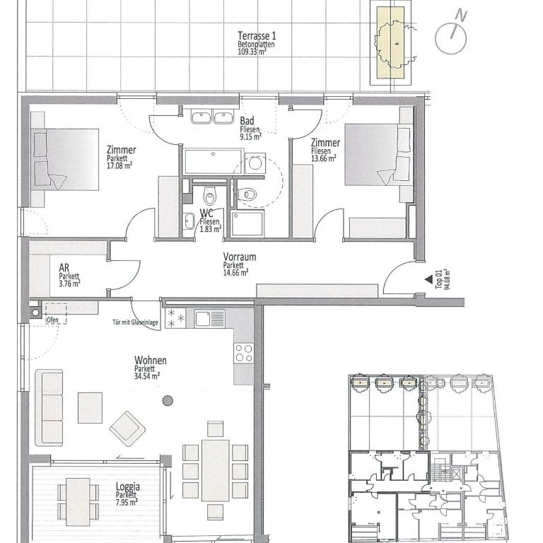 Narzisse - Kurpark Residence Bad Aussee - Apartment mit 2 Schlafzimmern - 26