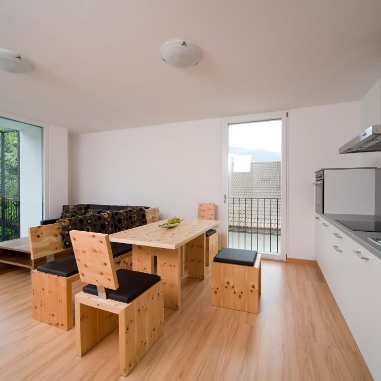 Residence Pizzeria Sylvanerhof in der Nähe von Brixen - Appartements mit SPA - Apartamento de 2 dormitorios con balcón - 2